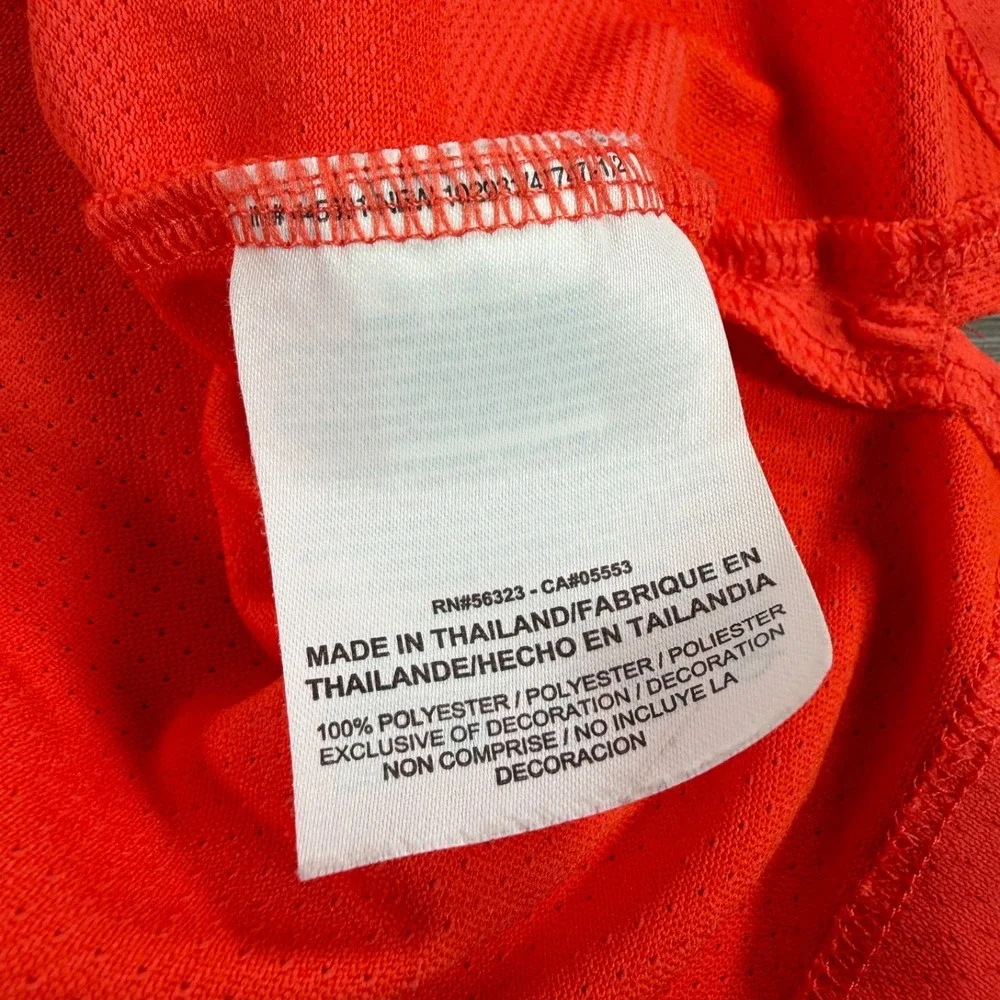 Nike Golf Zonal Cooling Polo Shirt Men L Orange Wicking Dri-Fit Performance